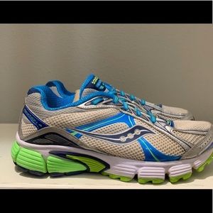 Saucony Ignition 4 Grid Running Shoes Green/Blue